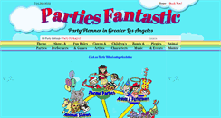 Desktop Screenshot of partiesfantastic.com